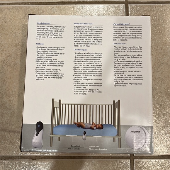 Babysense infant movement monitor 5s - Picture 3 of 6